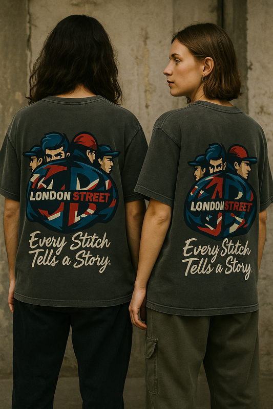 “First Drop – 4B Logo Oversized Tee”